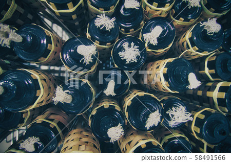 bamboo oil lamps for eid ul Fitr Celebration. bamboo oil lamps for eid ul Fitr Celebration. 58491566