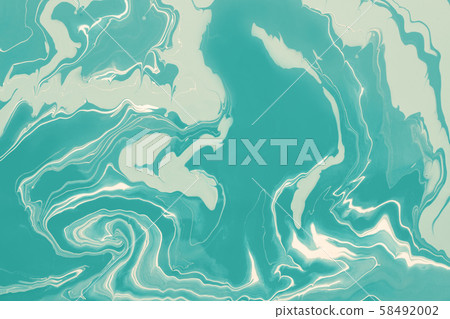 Pastel green fluid art. Abstract marble background Pastel green fluid art. Abstract marble background 58492002