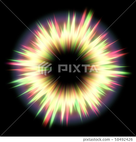 Colorful Light Burst 58492426