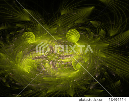 Imaginatory fractal background Image 58494354