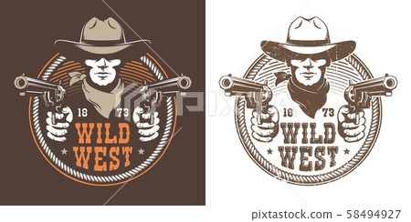 Cowboy with guns 58494927