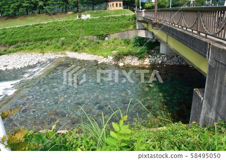 Niigata Prefecture Uono River Clear river 58495050