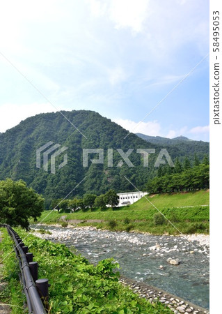 Niigata Prefecture Uono River Clear River 58495053