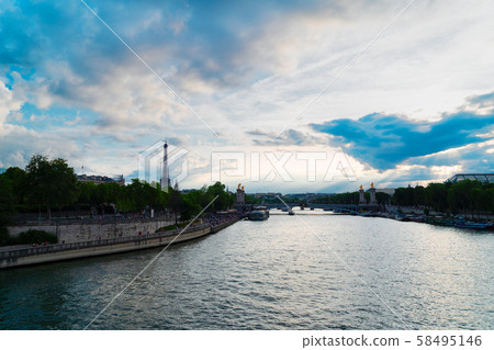 Bridge of Alexandre III, Paris, France 58495146