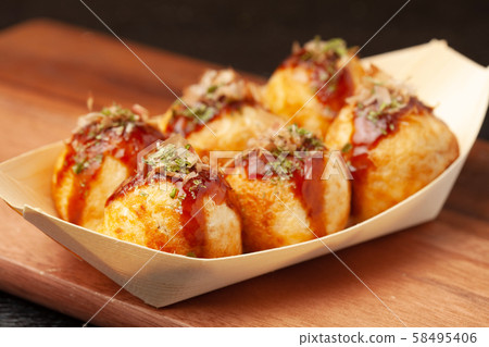 Takoyaki Aonori, bonito sauce 58495406