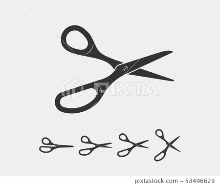 Set scissor icon. Scissors vector design element Set scissor icon. Scissors vector design element 58496629