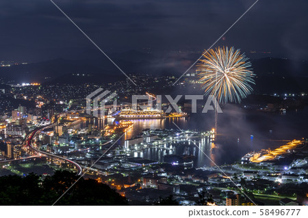 [長崎]佐世保市夜景和煙火 58496777