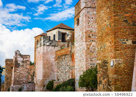 Malaga, Spain Alcazaba fortress Malaga, Spain Alcazaba fortress 58496922