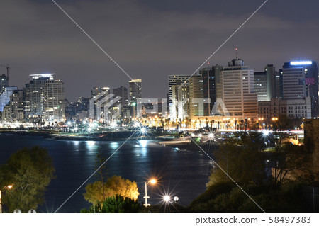 Tel Aviv - a night Tel Aviv from Jaffa 58497383