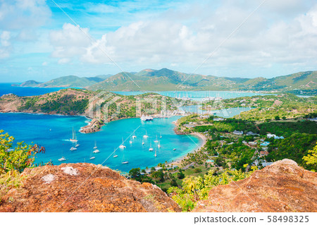 View of English Harbor from Shirley Heights, Antigua View of English Harbor from Shirley Heights, Antigua 58498325