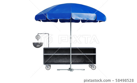 Blue street patio umbrella with showcase Blue street patio umbrella with showcase 58498528