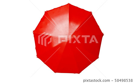 Red street patio umbrella 58498538