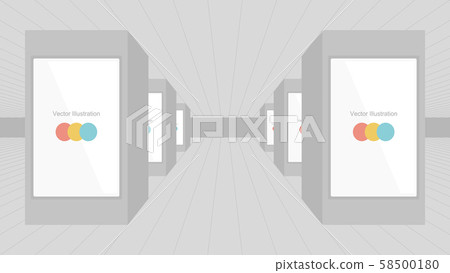 矢量 電子看板 數碼 58500180