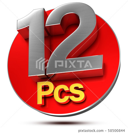 12 Pcs 3d. 12 Pcs 3d. 58500844