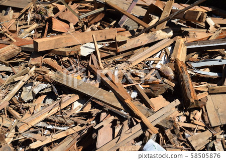 Pile of rubble 58505876