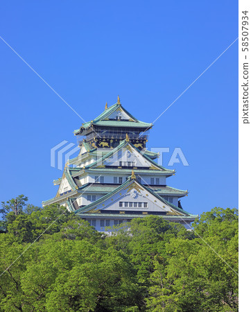 Osaka Castle North Side (From Shin-Shinno Bridge) 58507934