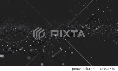 Abstract digital background with particles 58508710
