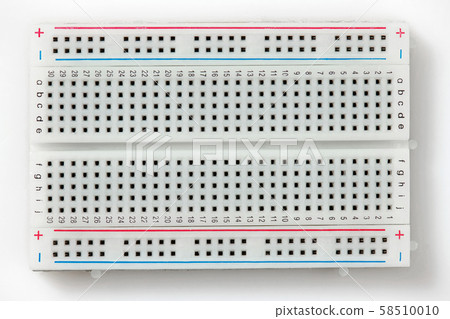 circuit mounting plate closeup for mounting 58510010