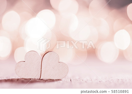 Two hearts on glitters Two hearts on glitters 58510891