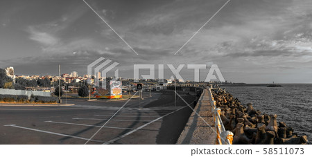 Embankment in the city of Constanta, Romania 58511073