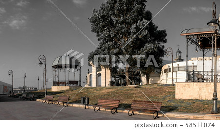 Embankment in the city of Constanta, Romania 58511074