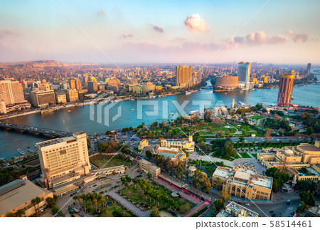 Panorama of Cairo 58514461