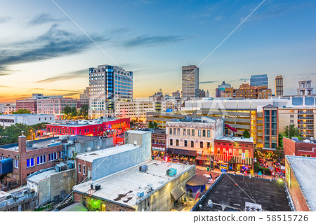 Memphis, Tennessee, USA downtown cityscape Memphis, Tennessee, USA downtown cityscape 58515726