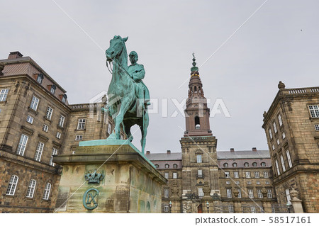 Wide angle view of the main building and the Platz Wide angle view of the main building and the Platz 58517161