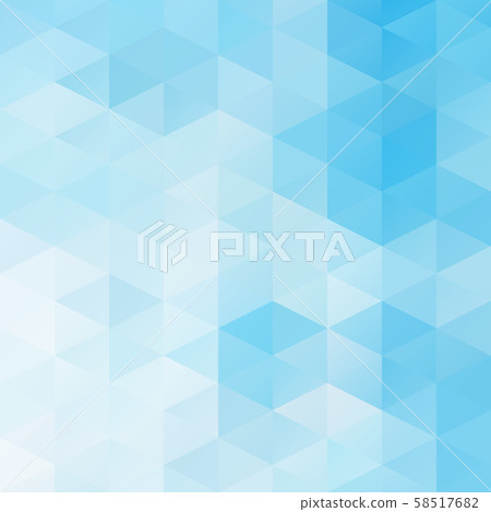 Blue Grid Mosaic Background, Creative Design 58517682