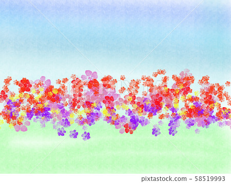 Multicolored abstract of object in white background 58519993