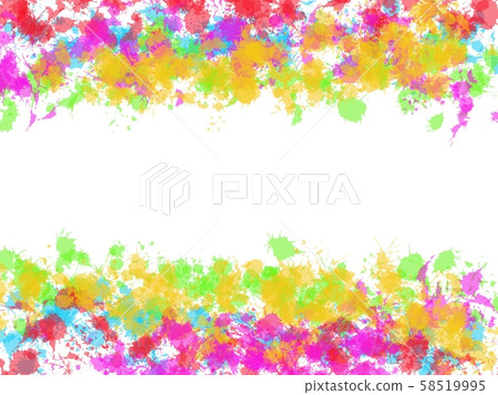 Multicolored abstract of object in white background Multicolored abstract of object in white background 58519995