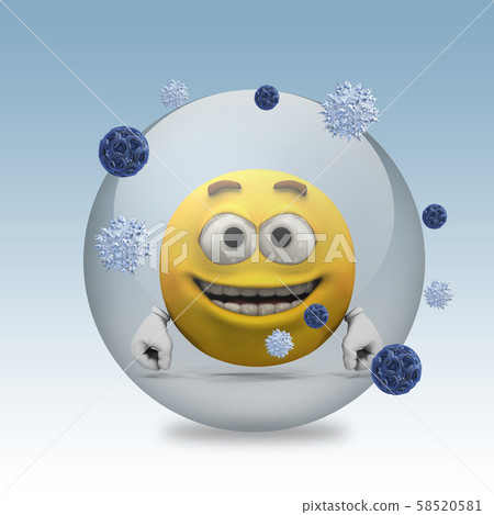 Healthy emoticon Healthy emoticon 58520581