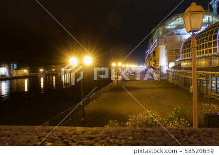 釧路河夜景 釧路河夜景 58520639