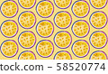 Passion fruit cut slices continuous array pattern, passion fruit, hundred perfume, Passion fruit cut slices continuous array pattern, passion fruit, hundred perfume, 58520774