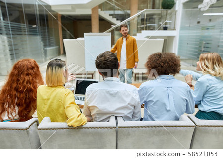 Group of Designers studing at work 58521053
