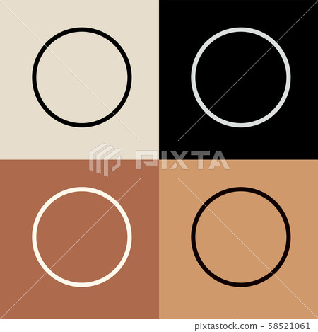 Minimal abstract poster with simple squares and circles in terracotta tones . Modern geometric shapes design in earth colors. Circular elements composition in Scandinavian style. EPS 10 Minimal abstract poster with simple squares and circles in terracotta tones . Modern geometric shapes design in earth colors. Circular elements composition in Scandinavian style. EPS 10 58521061