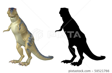 TRex 3d isolated TRex 3d isolated 58521766