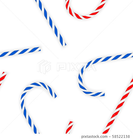 Colorful tasty sweet New Year red and white candy Colorful tasty sweet New Year red and white candy 58522138