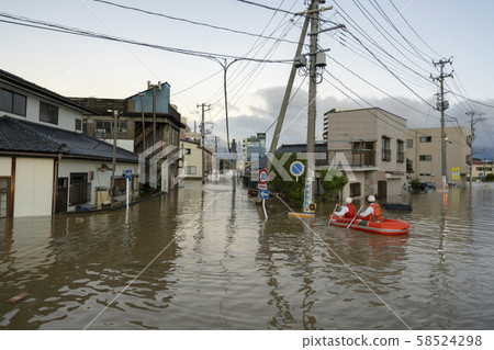 19號颱風暴雨淹沒救援活動 58524298