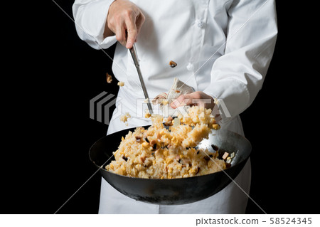 Cook fried fried rice Cook fried fried rice 58524345