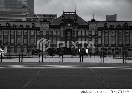(Sepia) Early morning Tokyo Station (Sepia) Early morning Tokyo Station 58525189