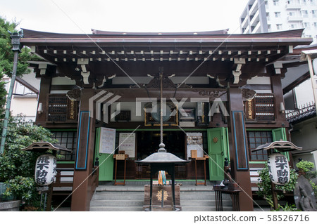 Ebisu, one of the Shimotani Seven Lucky Gods in Tokyo, Shobou-in Temple in Taito Ward Ebisu, one of the Shimotani Seven Lucky Gods in Tokyo, Shobou-in Temple in Taito Ward 58526716