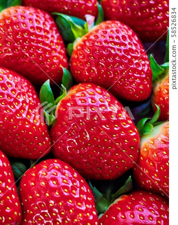 Korean fresh organic fruit strawberry 58526834