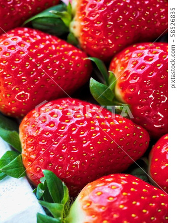 Korean fresh organic fruit strawberry 58526835