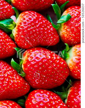 Korean fresh organic fruit strawberry 58526837