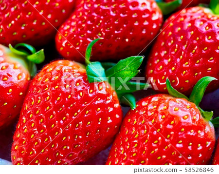 Korean fresh organic fruit strawberry 58526846