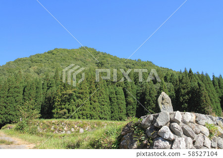 白馬村青木水稻梯田石佛 58527104