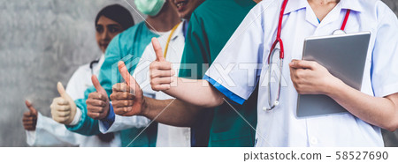 Healthcare people group of doctor nurse surgeon. 58527690