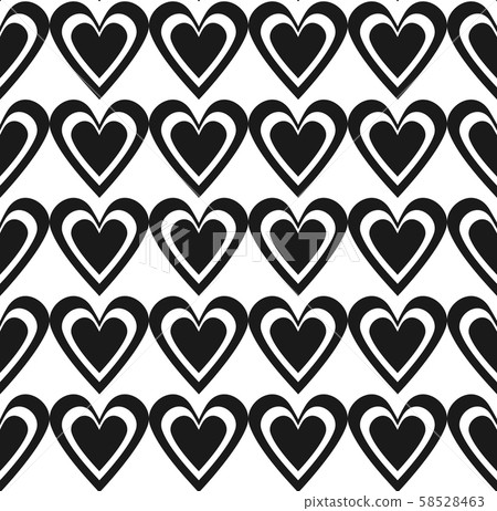 Vector seamless pattern. Black and white Repeating Vector seamless pattern. Black and white Repeating 58528463