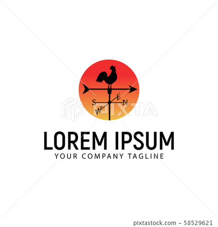 Weathervanes logo design concept template 58529621
